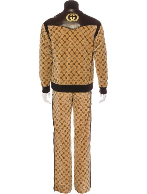 gucci slides dapper dan|dapper dan Gucci tracksuit.